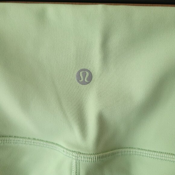 Lululemon Wunder Under High-Rise Crop 23" Leggings Tights Creamy Mint Green 4 - Picture 6 of 11